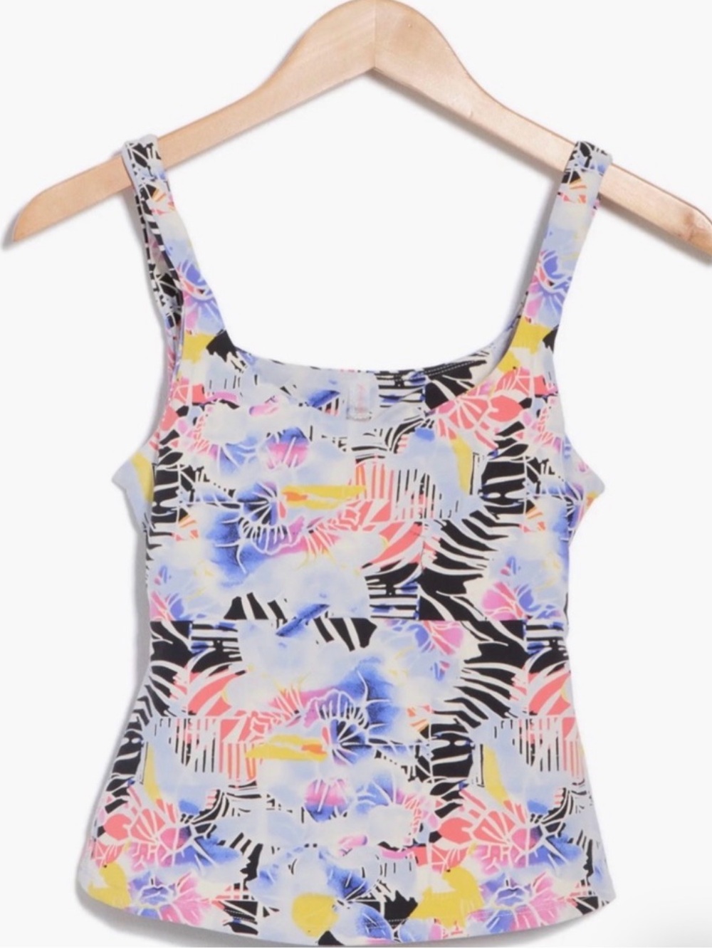 Never Better Long Tank by FP Movement Mystic Floral Combo Size Medium NWT